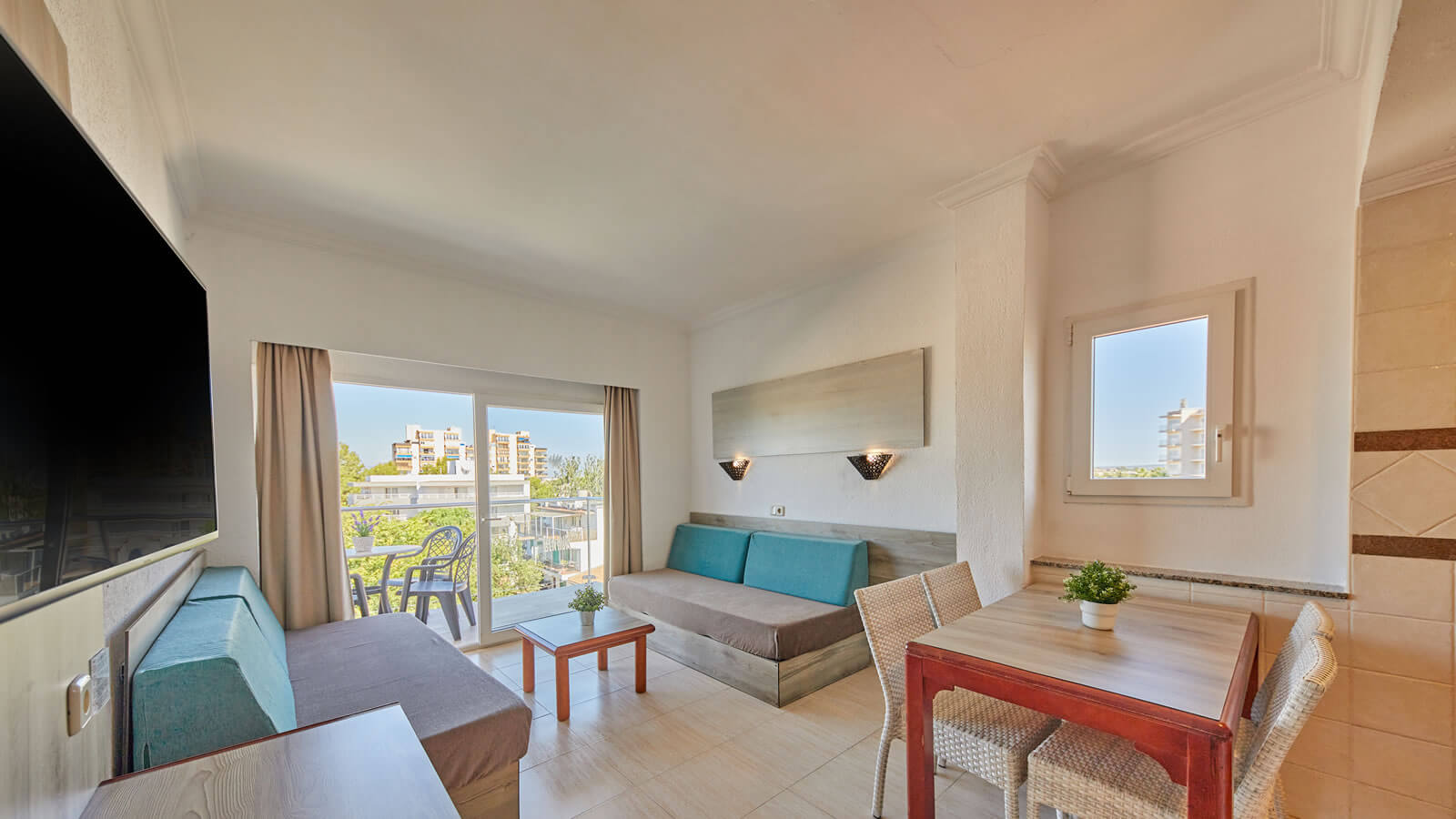 Apartment mit 2 Schlafzimmern und Blick auf den Pool ben hur